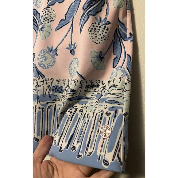 Lilly Pulitzer Luxletic Skort Womens Sz 4 Pink Tropics Monica Golf Floral Skirt - Picture 5 of 11